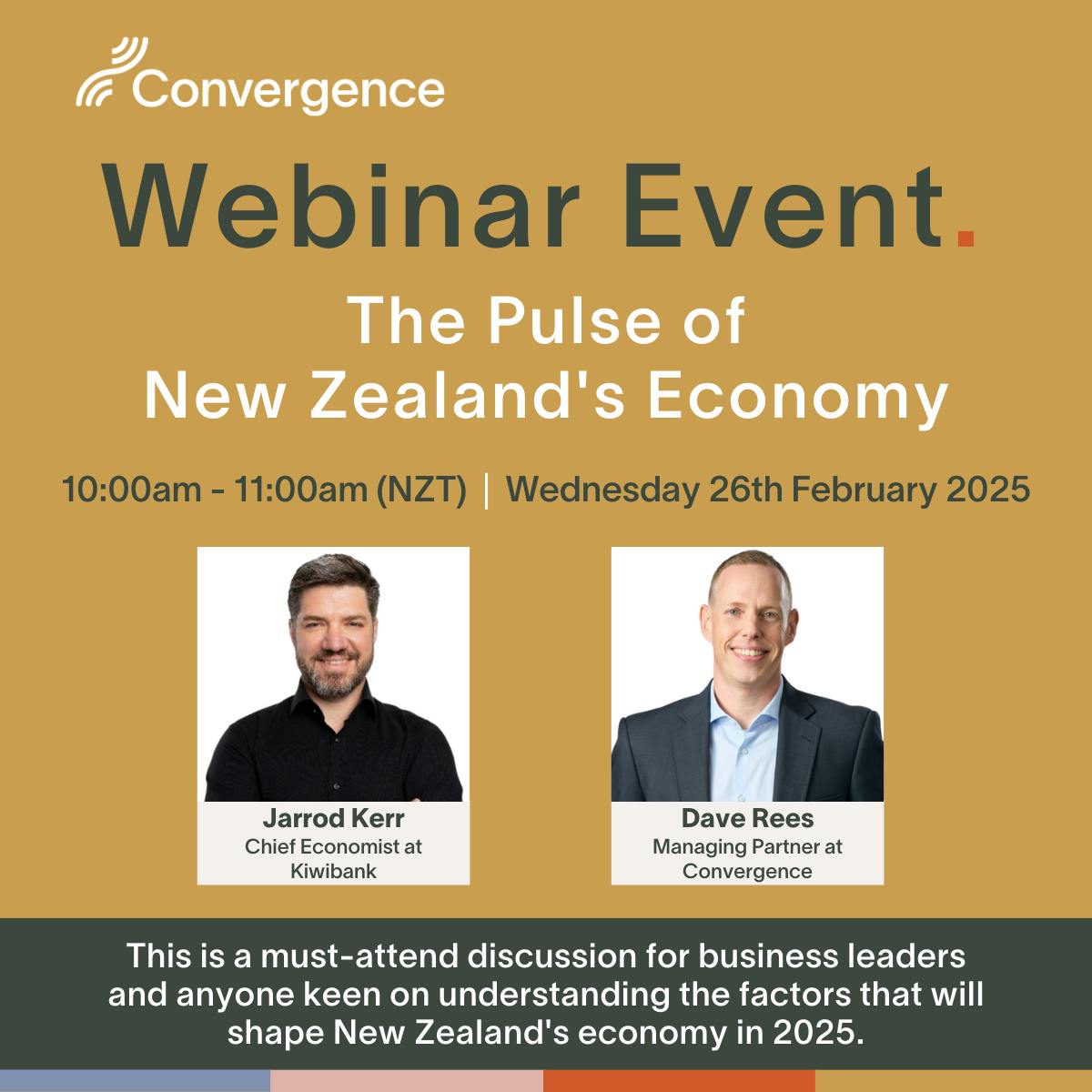 60-minute webinar with Kiwibank's Chief Economist, Jarrod Kerr, unpacking the key forces currently shaping NZ's economic landscape