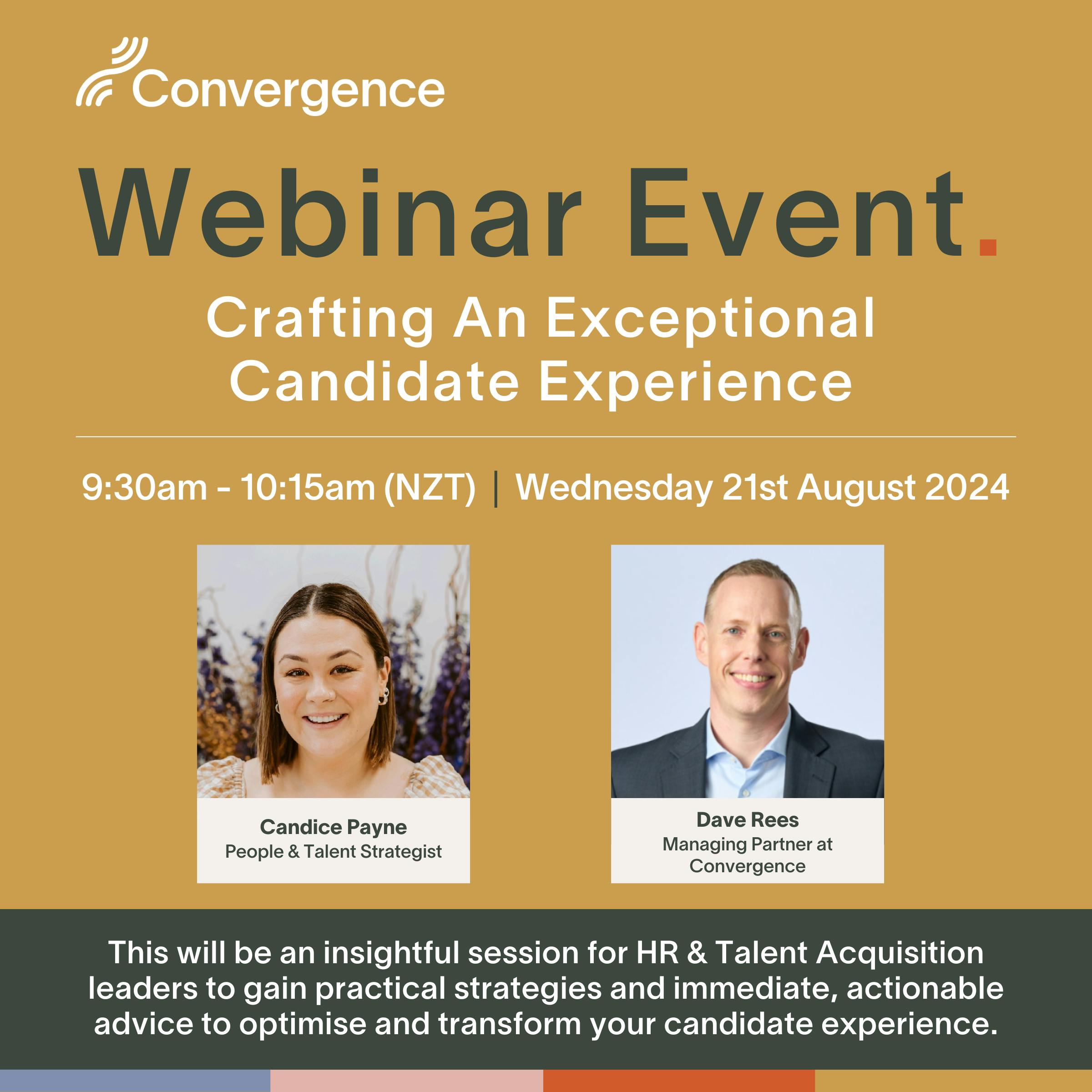 Optimise and transform your candidate experience.