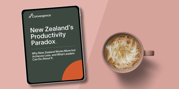 Download 'New Zealand's Productivity Paradox' - a practical guide to the root causes of NZ's productivity challenges and a blueprint for change.