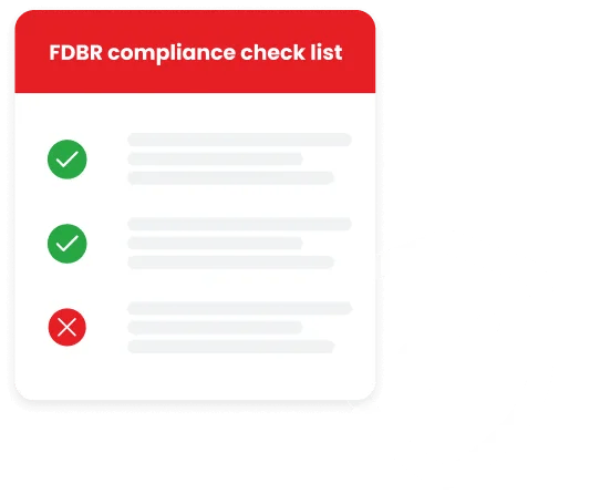 FDBR compliance