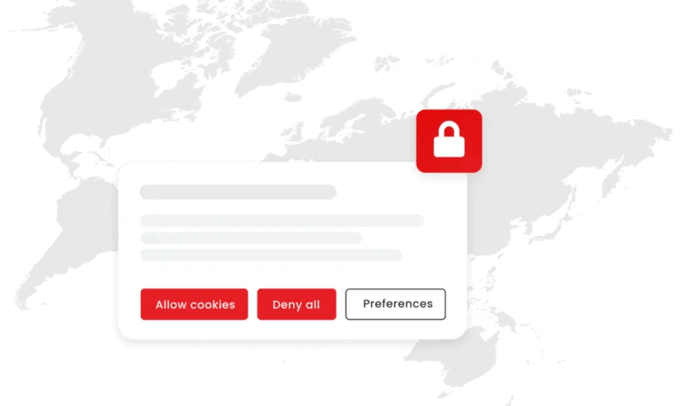 CookieHub dialog map