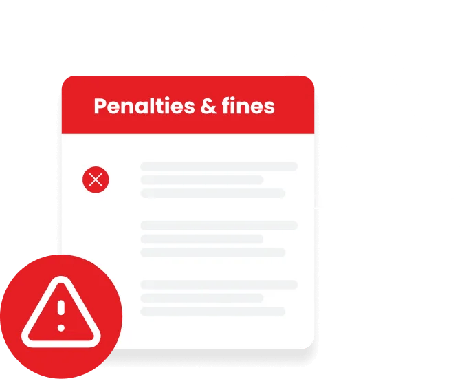 Penalties & fines
