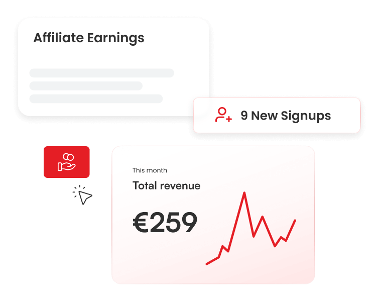 Affiliate earnings graphic