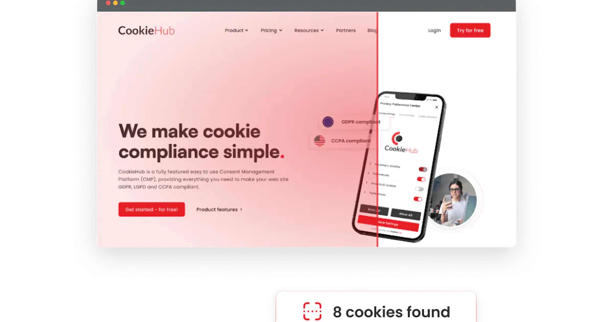 Free Cookie Scanner | CookieHub CMP