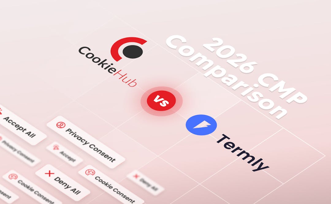 CookieHub vs Termly CMP Comparison
