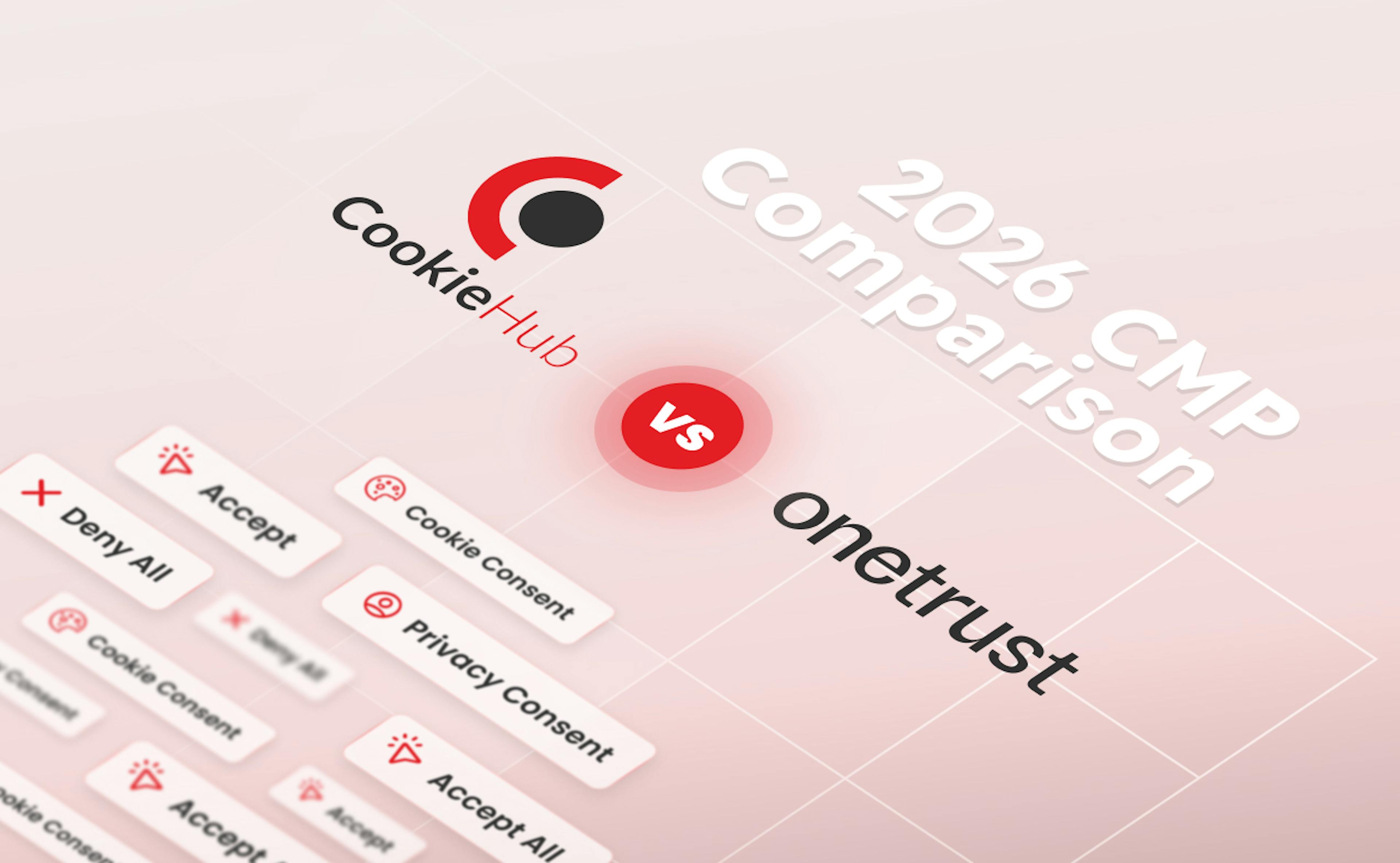 CookieHub vs OneTrust 2026 CMP Comparison