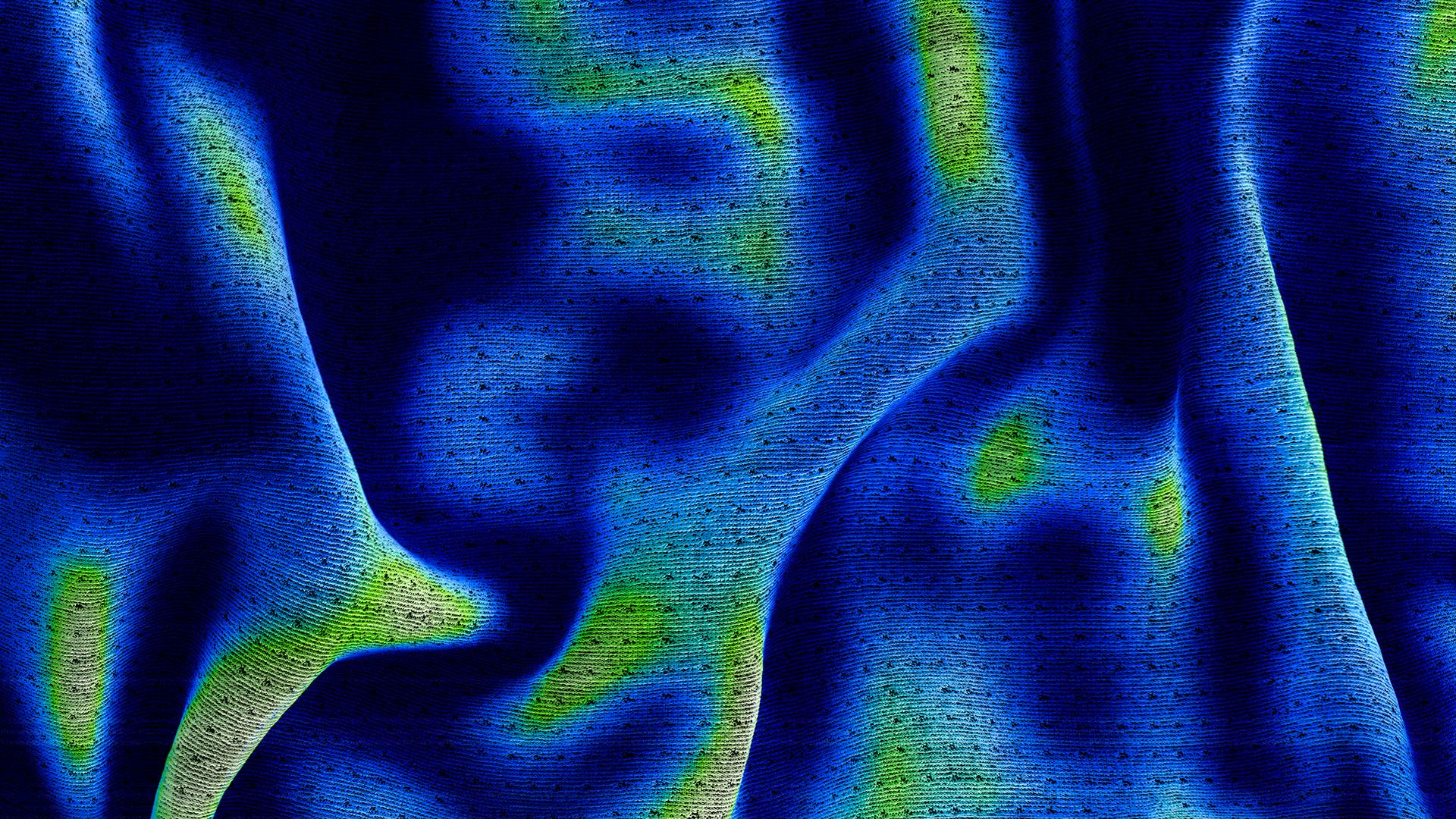 Thermal Imagery of Cooling Fabric