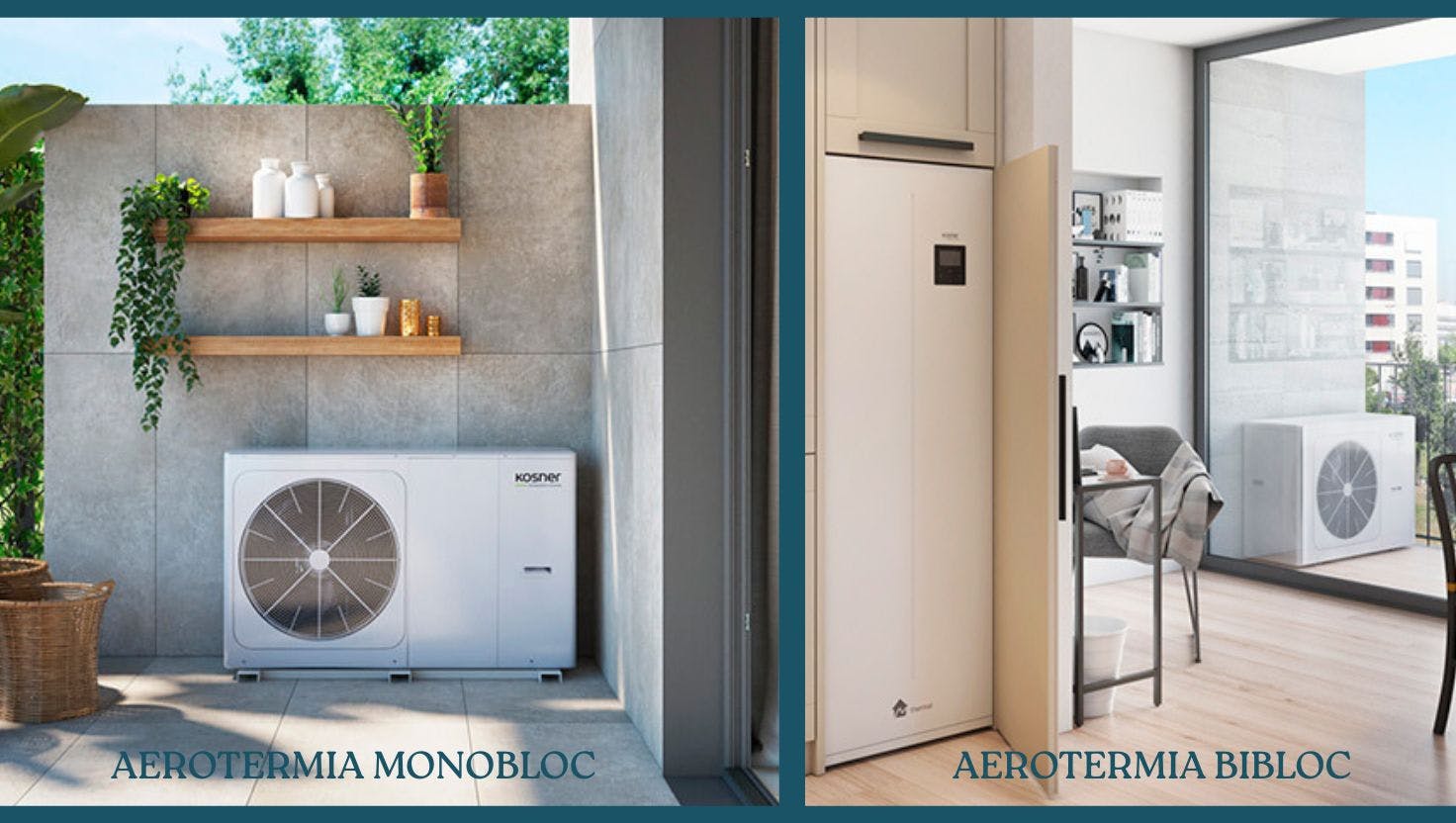 aerotermia monobloc vs bibloc, ¿cuál elegir?