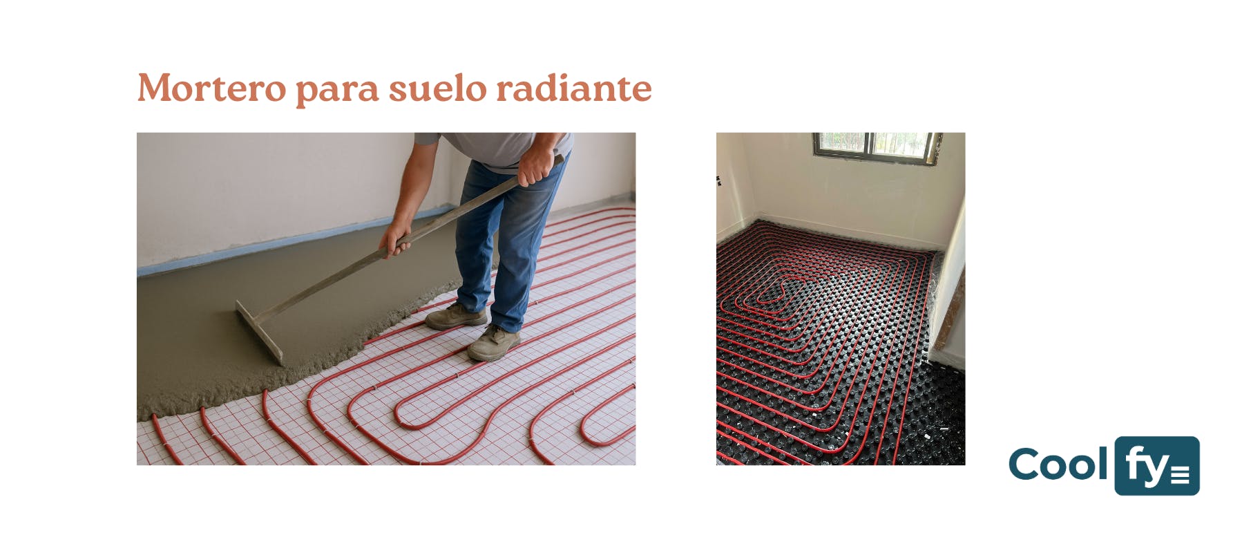 Mortero para suelo radiante
