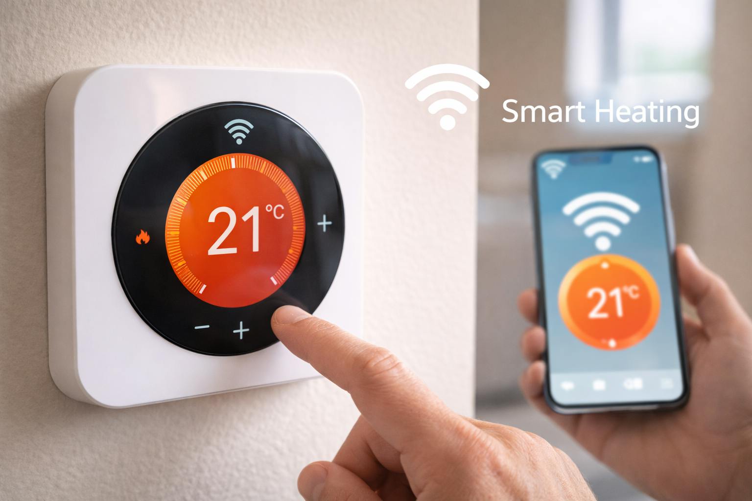 Termostato de calefacción Wi-F