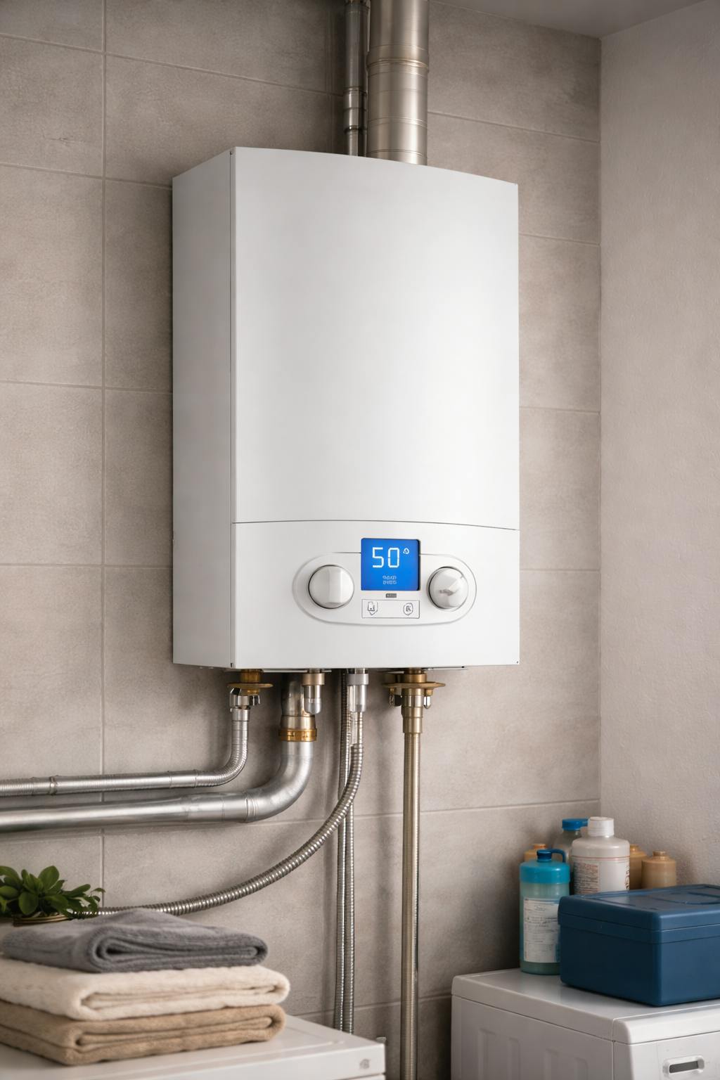 caldera de gas con Coolfy 