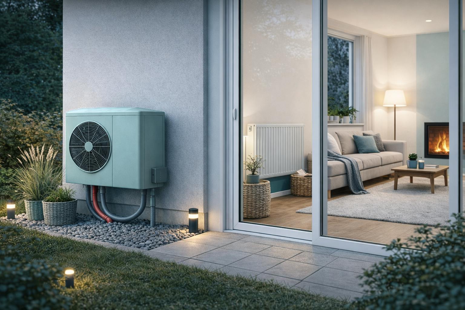 Aerotermia con calefacción en Coolfy