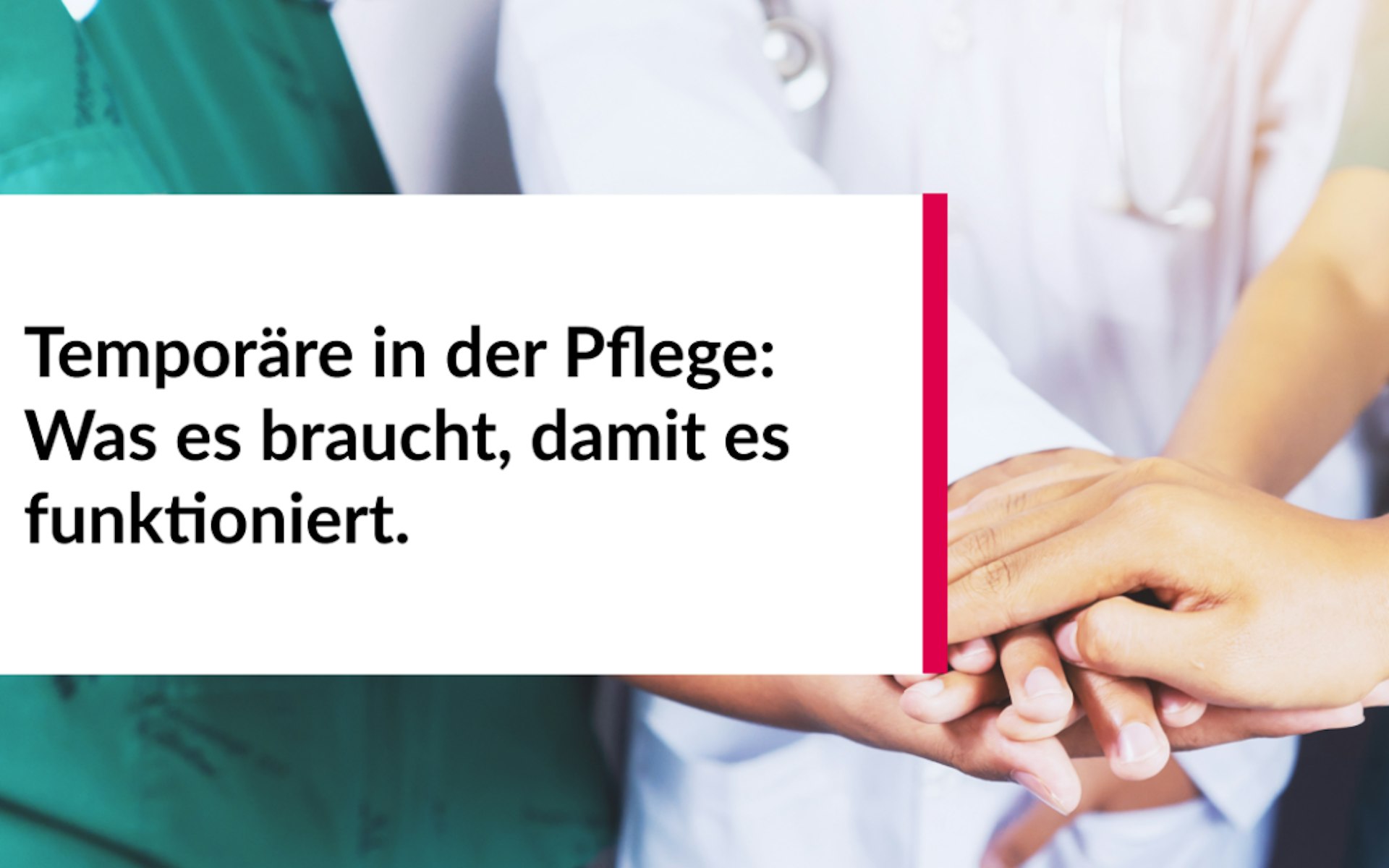 Temporaere Pflege - Vorurteile