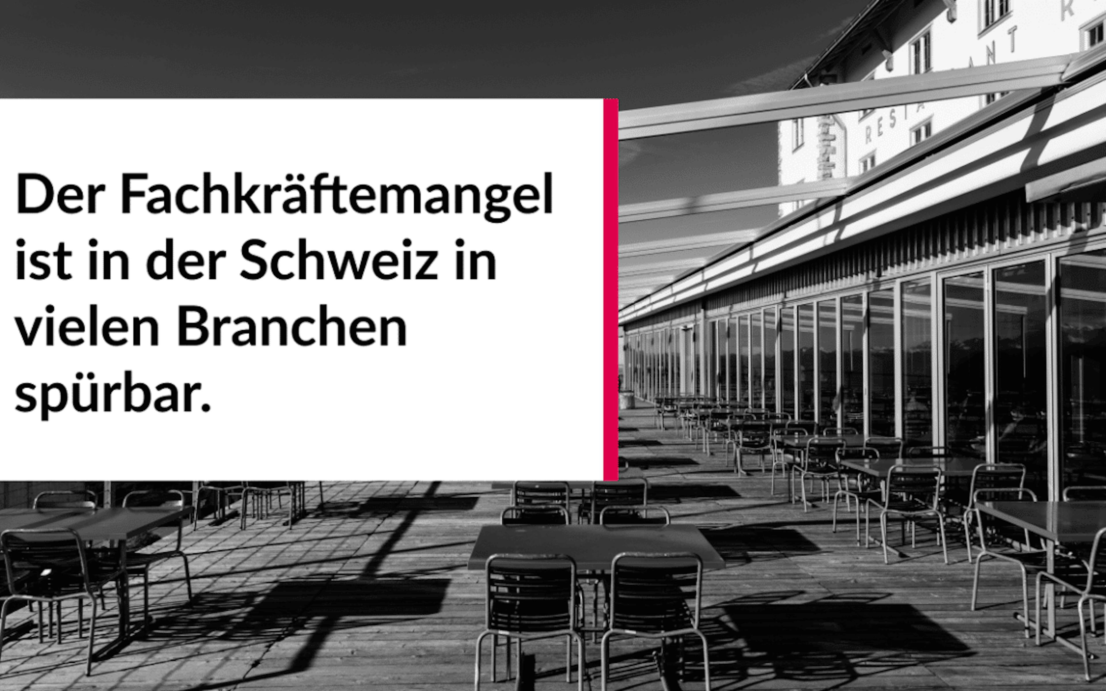Fachkräftemangel