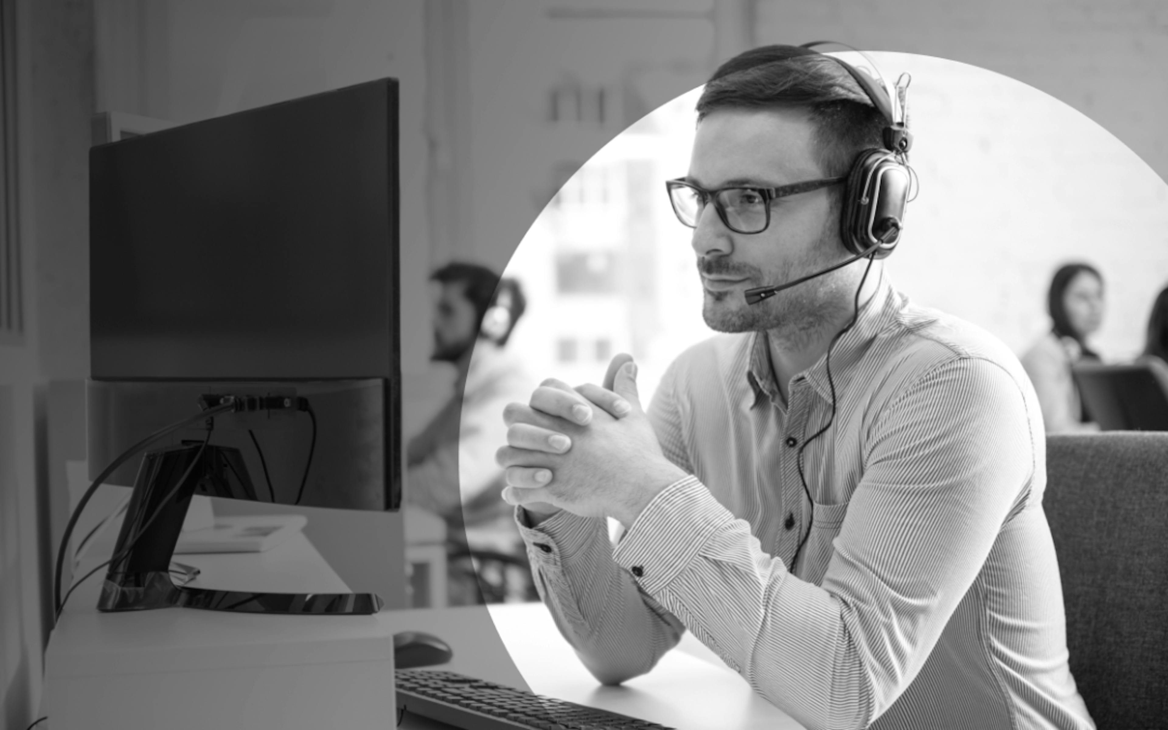 call centre worker