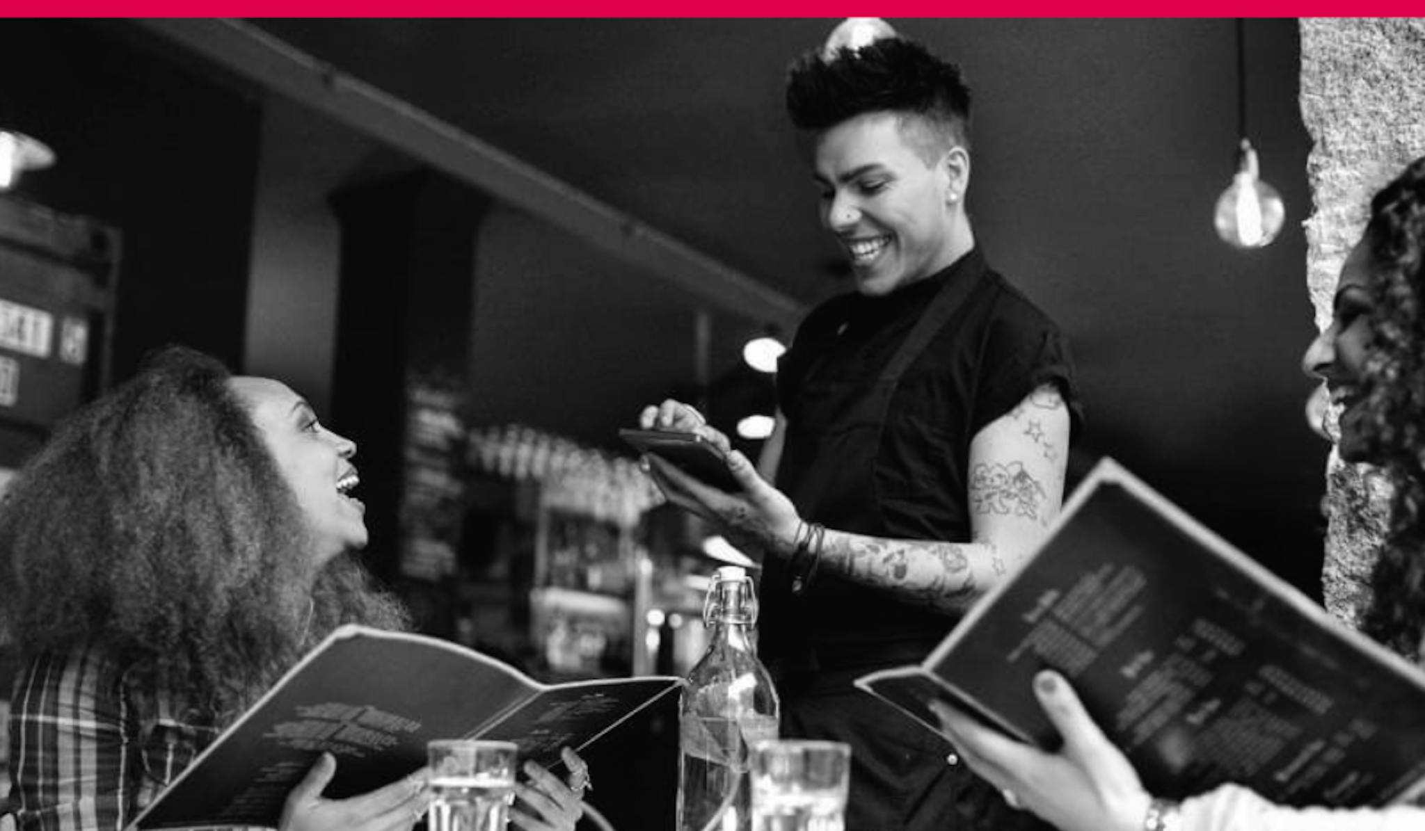 customer service at restaurant