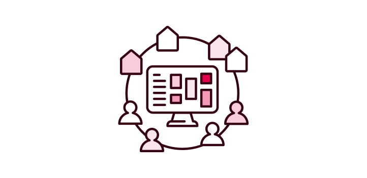 icon showing centralised staff planning