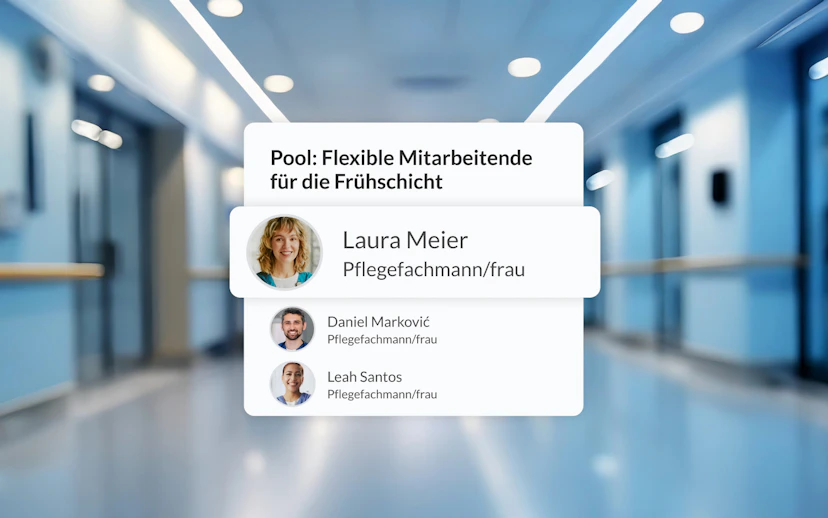 Digitale Personalplanung im Krankenhaus: Dienstplanung von Pflegepersonal auf der Coople Plattform