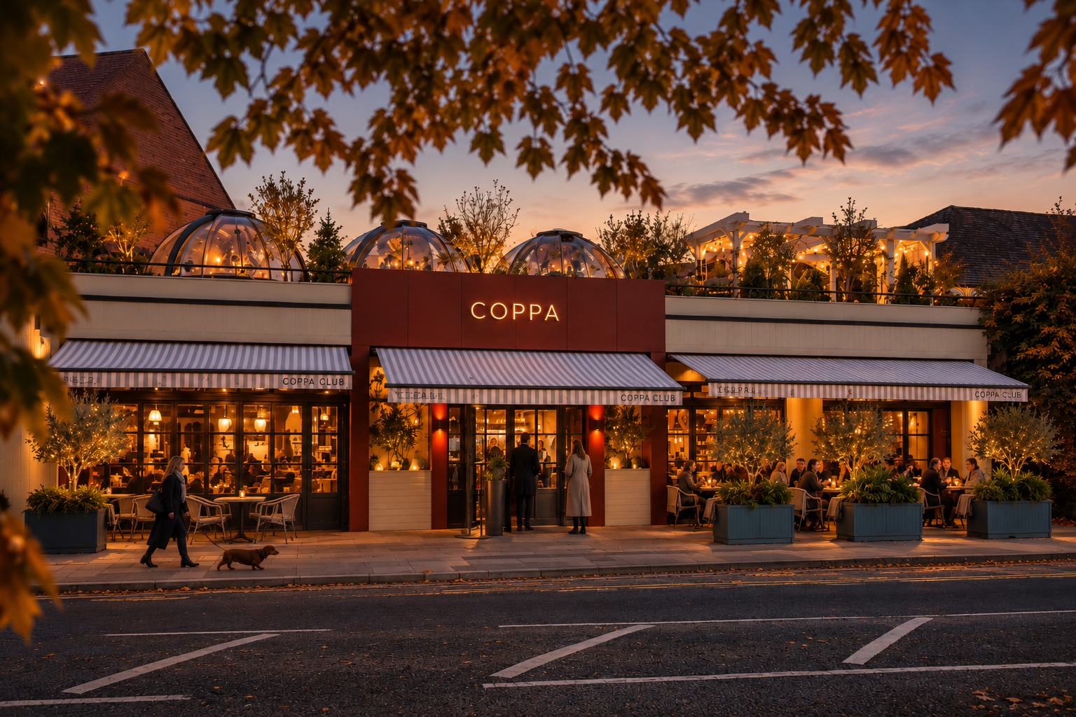 Autumn Winter Exterior of Coppa Club Cobham