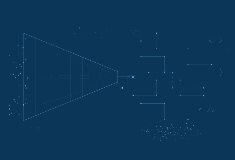 Abstract geometric preview art for a guide to hiring a software engineer in 2026
