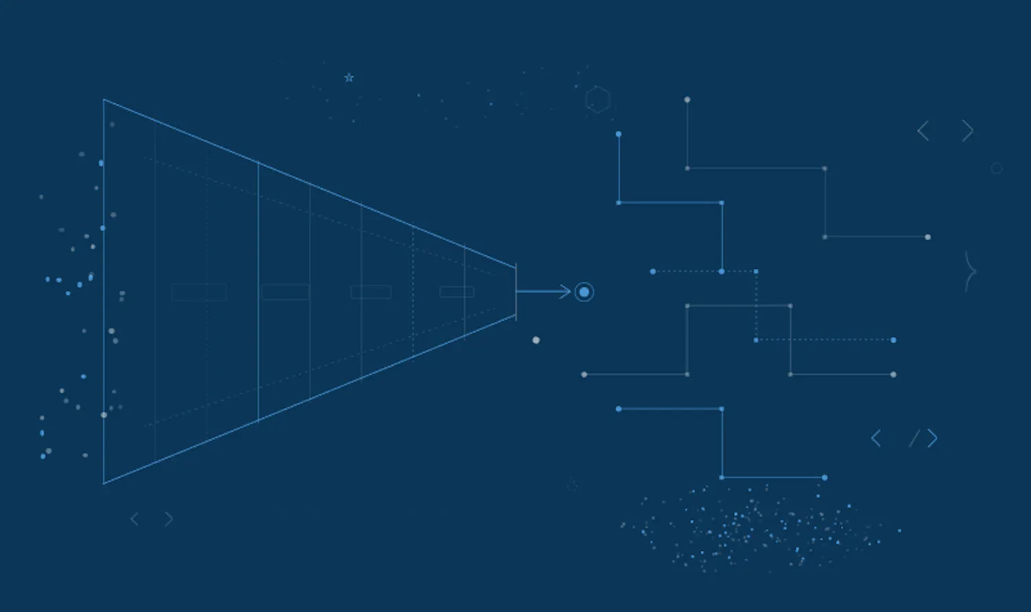 Abstract geometric preview art for a guide to hiring a software engineer in 2026