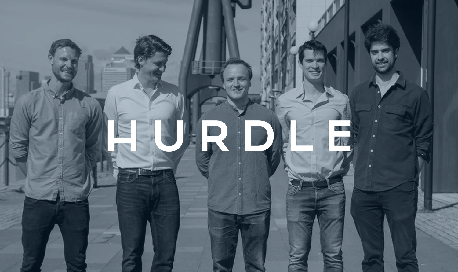 Team at Hurdle with the logo overlay