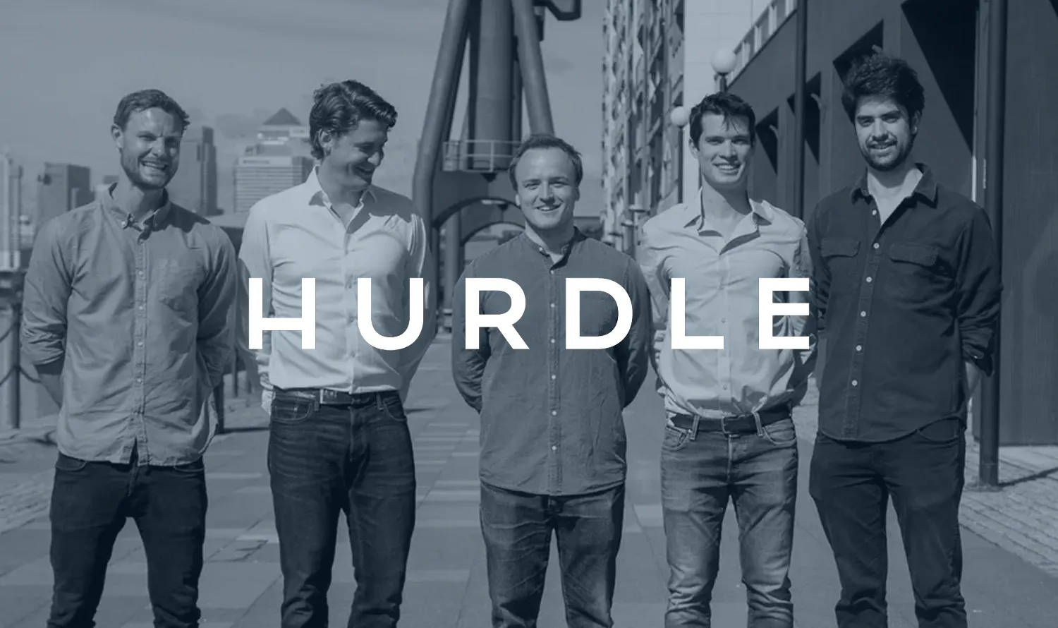 Team at Hurdle with the logo overlay