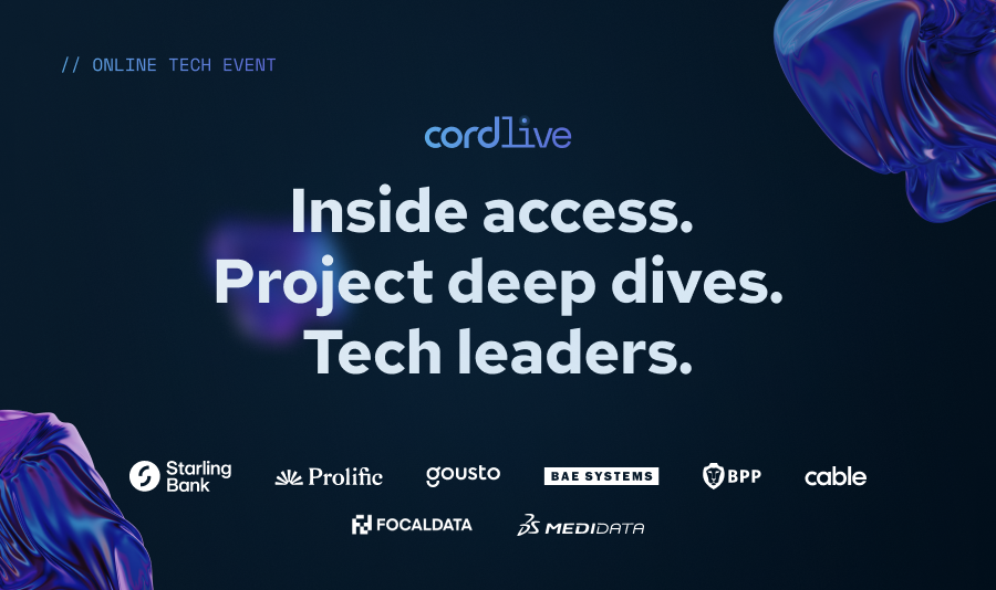 Cover of cordLive: Groundbreaking talks from the leading voices in the tech community. article