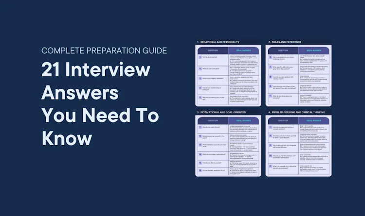 Cover of 21 Interview Answers You Need to Know article