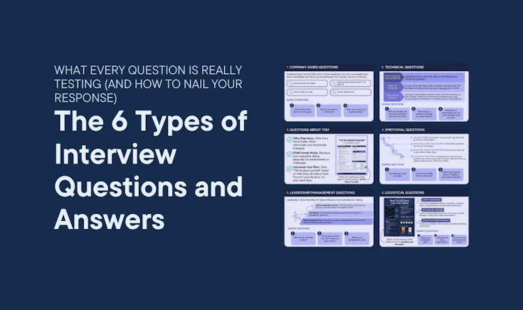 Cover of The 6 Types of Interview Questions article