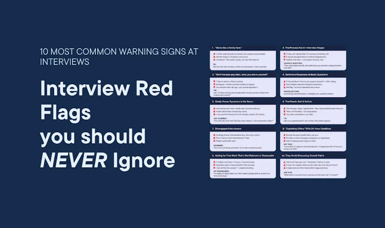 10 Interview Red Flags You Should Never Ignore - cord
