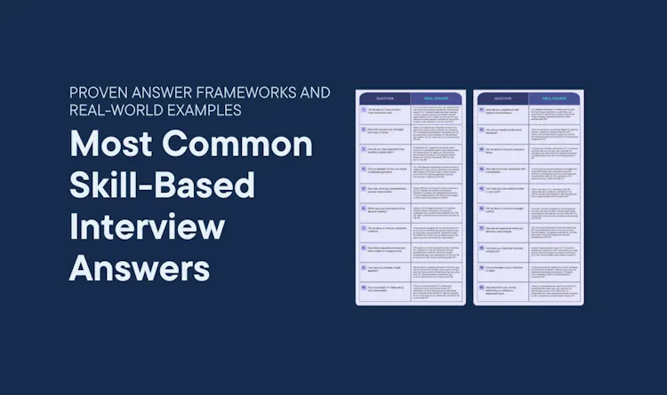 20 Most Common Skill-Based Interview Answers - cord