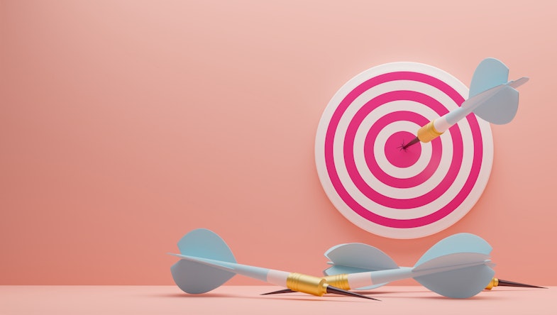 Target with arrows