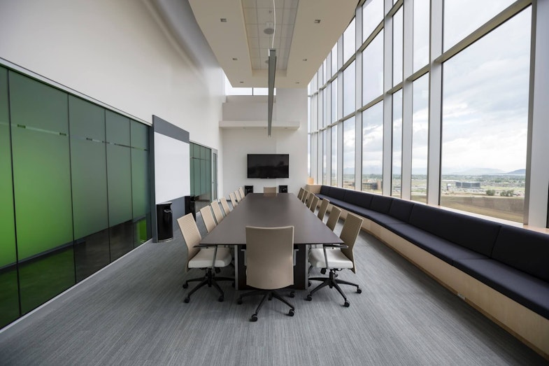 empty sales meeting room