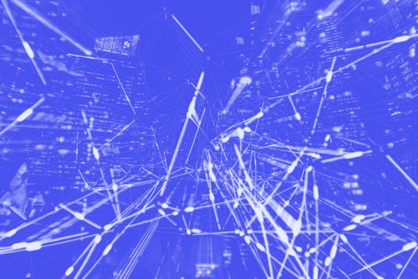 Lights showing interconnectivity of technology