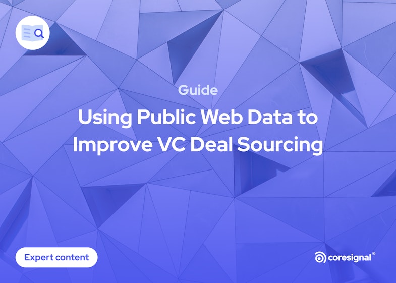 Using public web data to improve vc deal sourcing