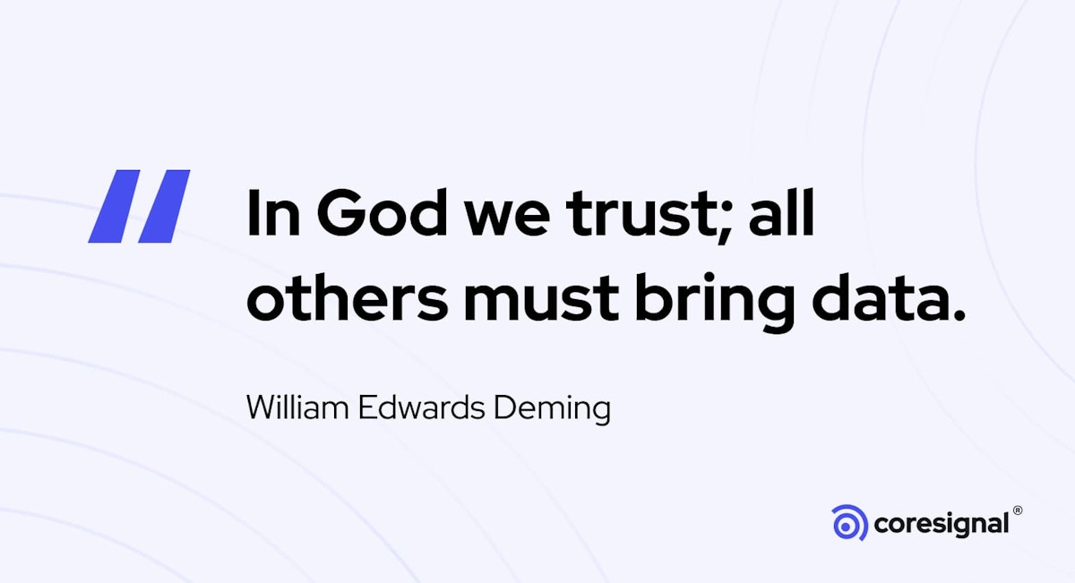 Data Quote by William Edwards Deming