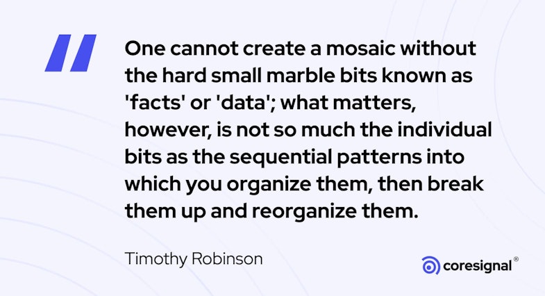 Data Science Quote by Timothy Robinson