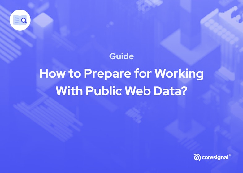 how to prepare for working with public web data