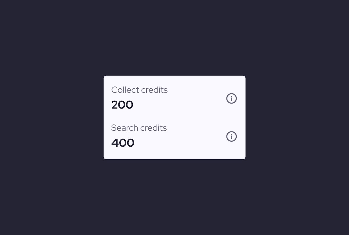 api credits