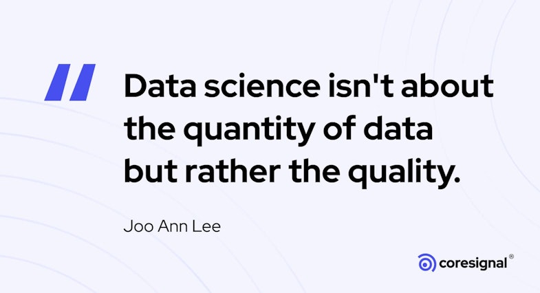 Analytics Quote by Joo Ann Lee