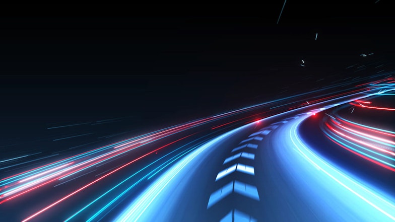 data shows the way on a highway