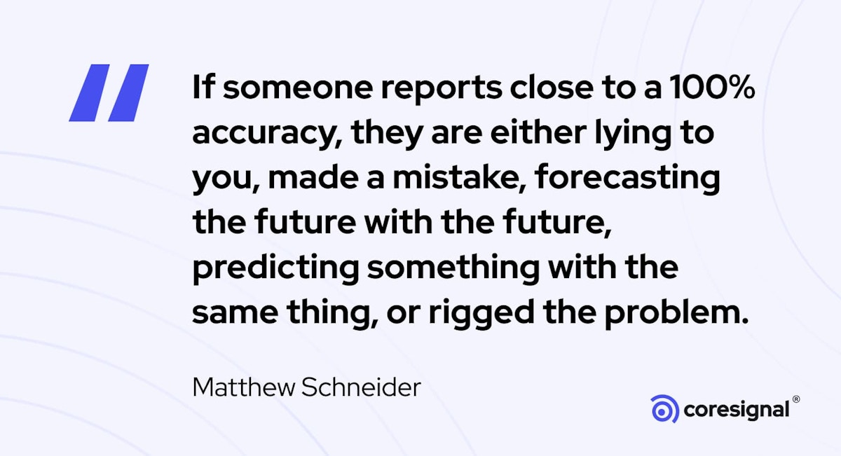 Data Science Quote by Matthew Schneider