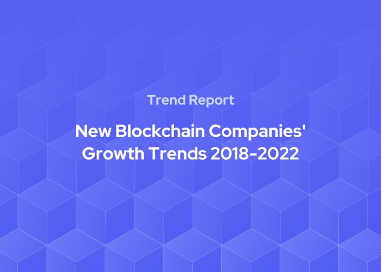 Blockchain companies growth trends visual