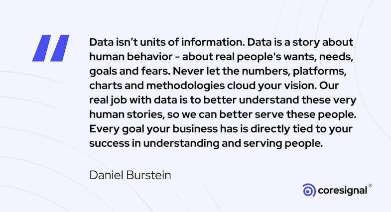Data Science Quote by Daniel Burstein