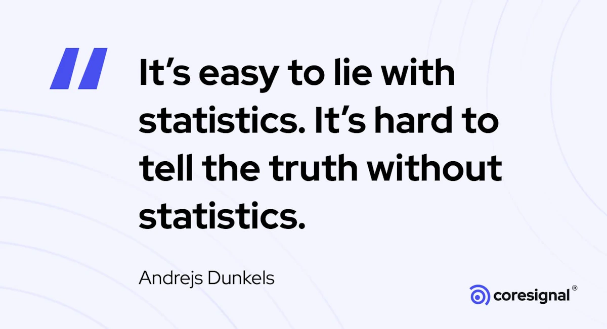 Data Overkill Quote 20 Data Science Quotes by Industry Experts | Coresignal