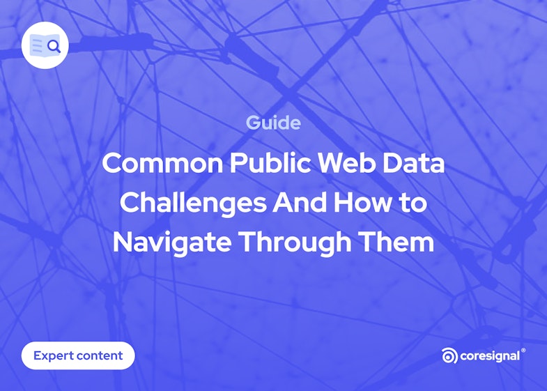 common public web data challenges