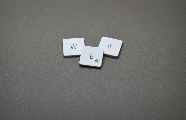 keyboard keys spelling out the word "web", web data integration