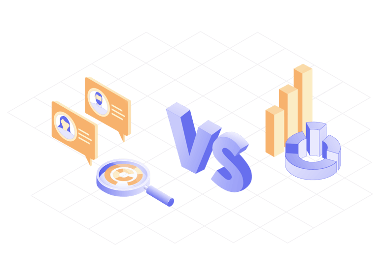 Qualitative vs quantitative data