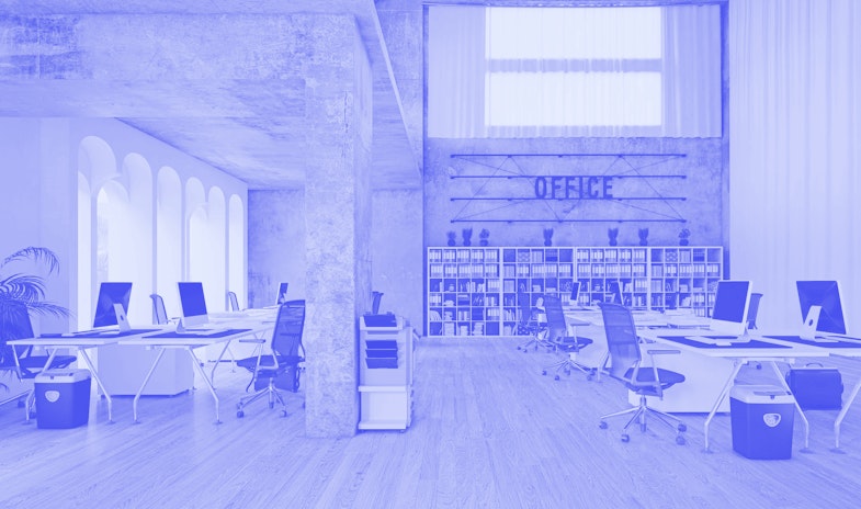 empty modern office space